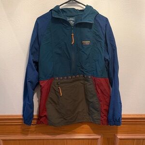 L.L. Bean Colorblock Hooded Jacket